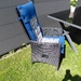 Gartentisch Glas mit 2 Stühlen mit Auflage - Bild 1