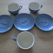 Tchibo Tasse Untertasse blau 3x Gute Laune - Bild 2