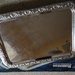 Servierplatte Sandwichtablett Edelstahl vintage - Bild 1