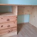 Biete Kinderschreibtisch aus hellem Kieferholz - Bild 4
