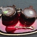 Sahne-Rahm Zucker Messing Emaille Set midcentury - Bild 3