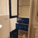 Badezimmerhochschrank, tiefblau, glänzend - Bild 2