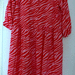 NEUES Kleid M rot Muster Rossmann - Bild 1