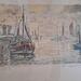 Hafenszene Bremerhaven von PAUL ERNST WILKE - Bild 1
