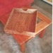 Kiefertisch mit Glasplatte - Bild 1