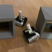 2x LINDBY Beton-Wandleuchte im Industrial Stil - Bild 3
