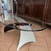 Couchtisch Glas Metal top Zustand schwer oval  - Bild 7