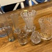 Set: 6 kleine Vasen, teilweise alt & Kristall  - Bild 1