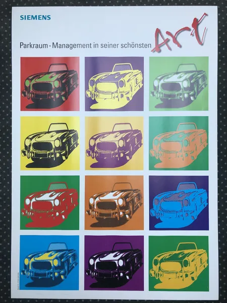 Siemens Parkraum-Management - Kunstdruck