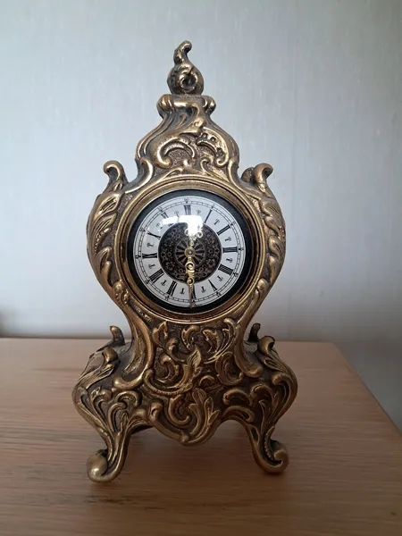 Uhr Antiquitäten Barock Vergoldet