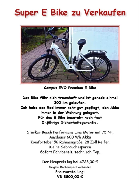 Campus EVO Premium E Bike