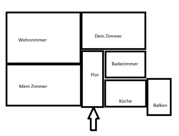 Grundriss Wohnung