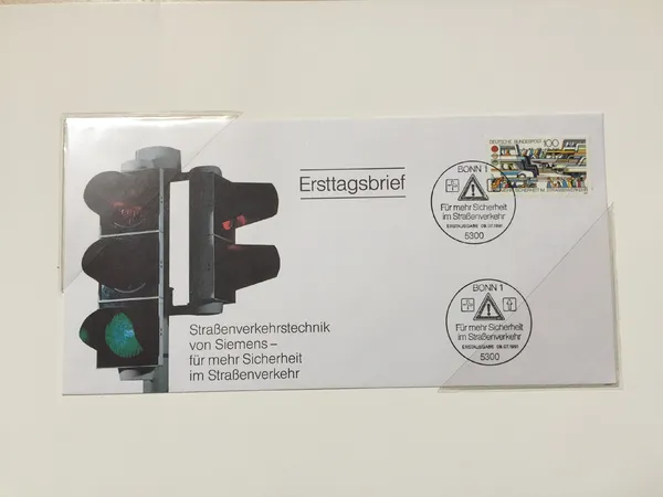   Ersttagsbrief Straßenverkehrstechnik von Siemens 