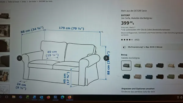 Die Modelansicht von Ikea