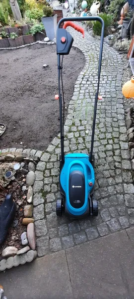 Rasenmäher oben