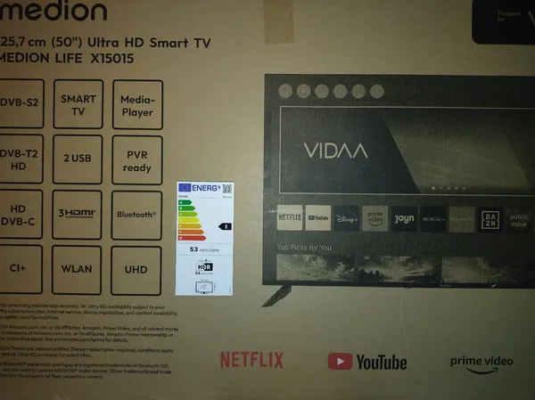 Medion 4K TV 50 Zoll