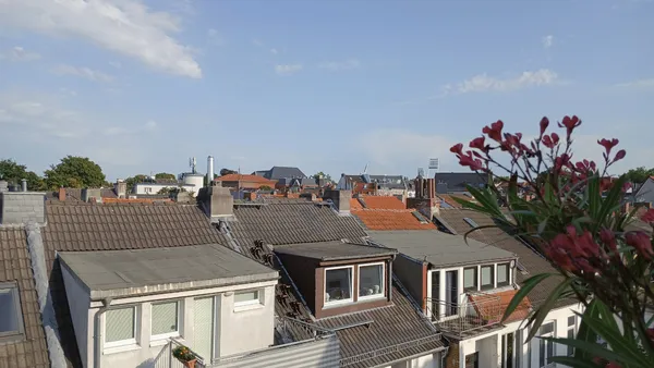 Weitblick von der Dachterrasse