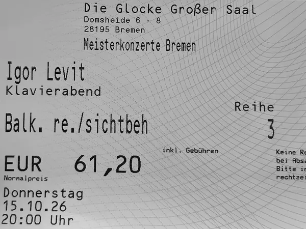 Ticket Igor Levit