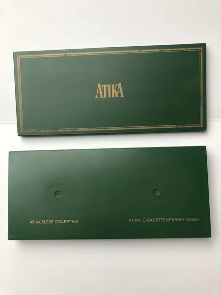 Kassette für Atika-Zigaretten 1970 