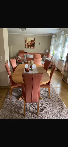 Esstisch + 6 Stühle sehr guten Zustand 