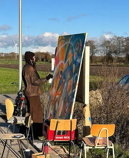Immer gern spontan inspiriert und auch gern mit Skizze