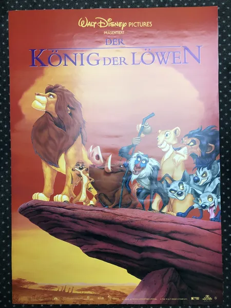 König der Löwen - Kunstdruck in Museumsqualität 